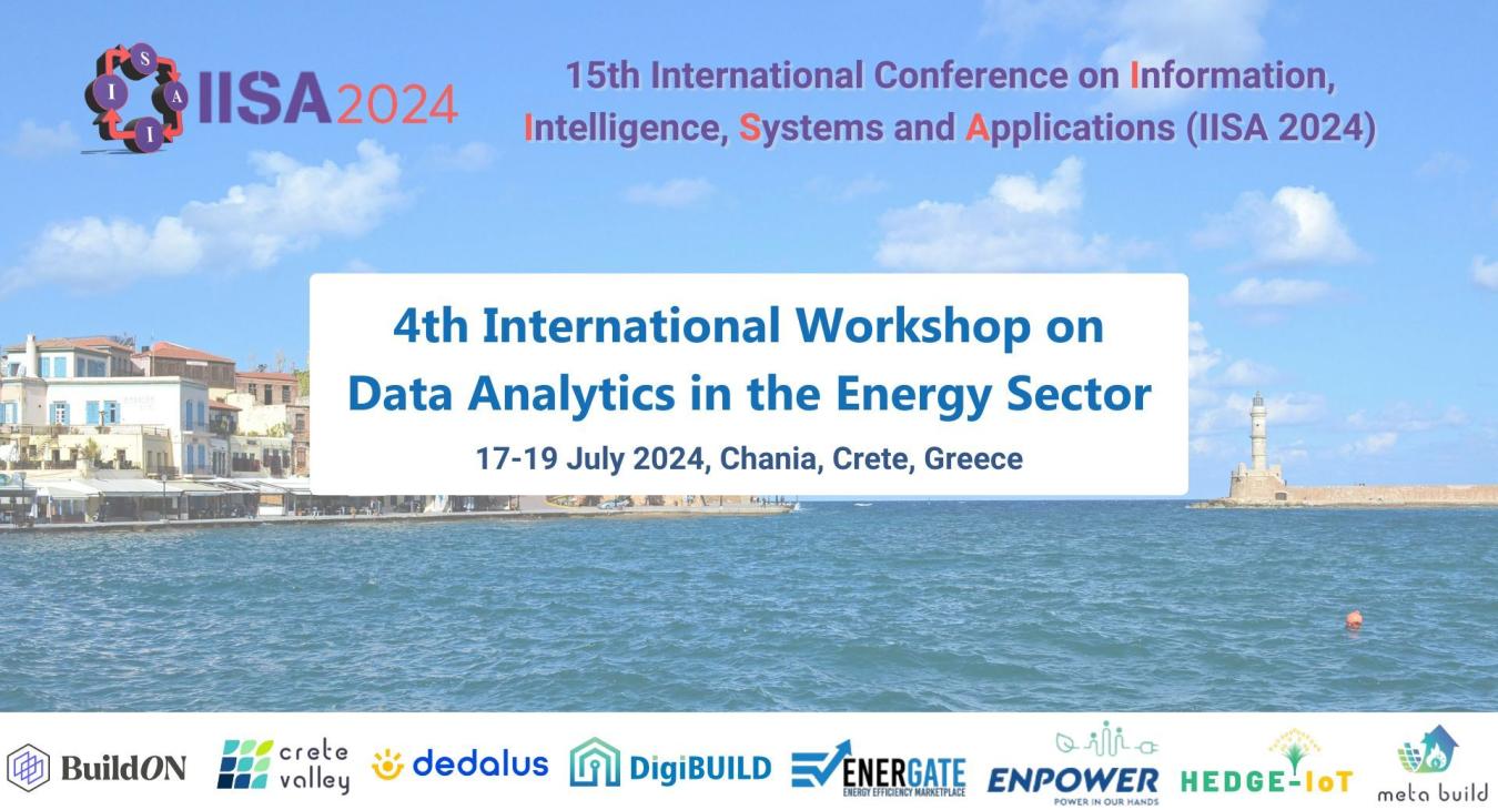 4th International Workshop on Data Analytics in the Energy Sector (IISA 2024) banner