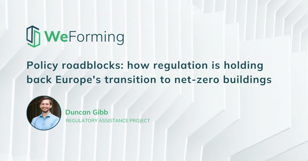 Policy roadblocks: how regulation is holding back Europe&rsquo;s transition to net-zero buildings banner