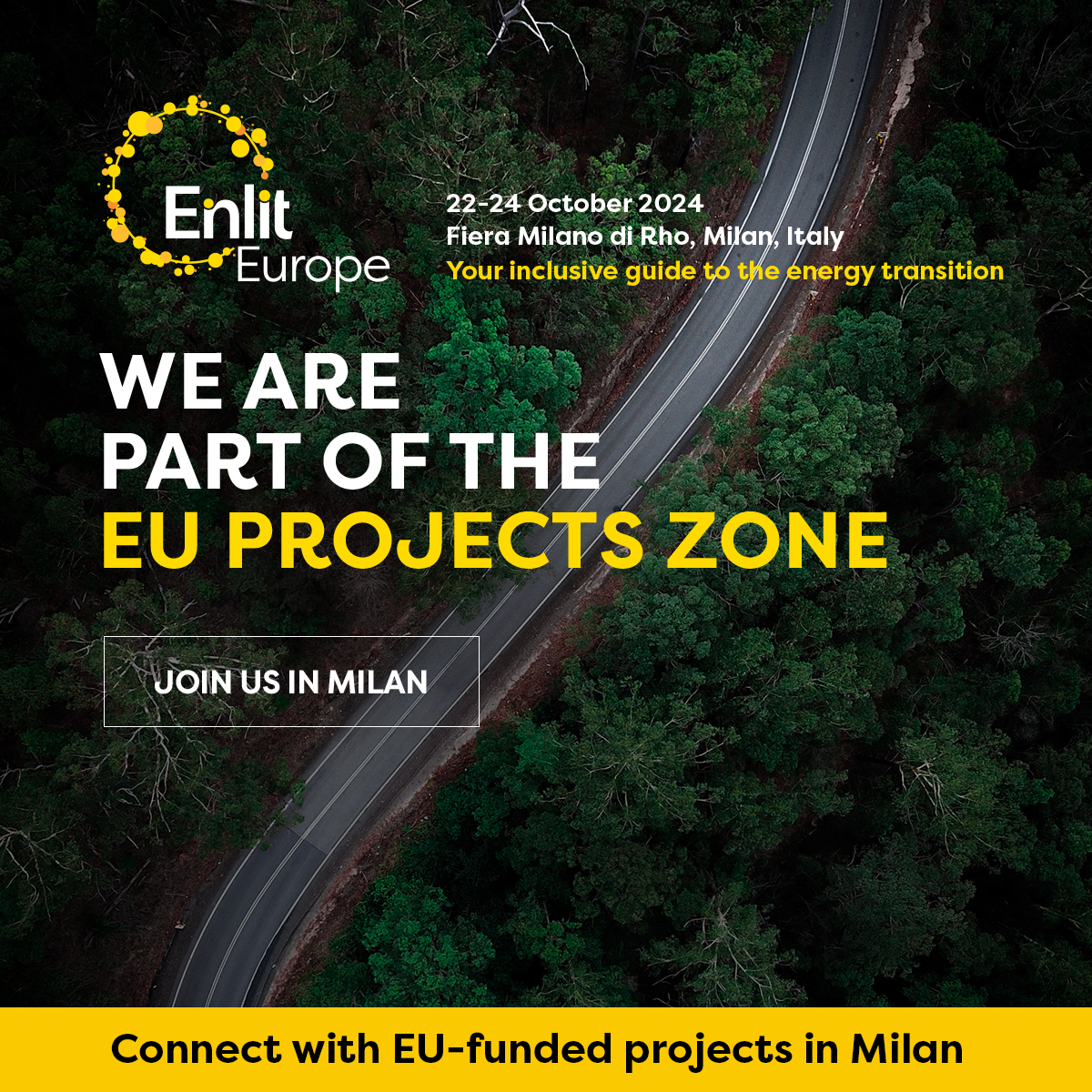 Join the Smart Energy Cluster at Enlit Europe 2024! banner