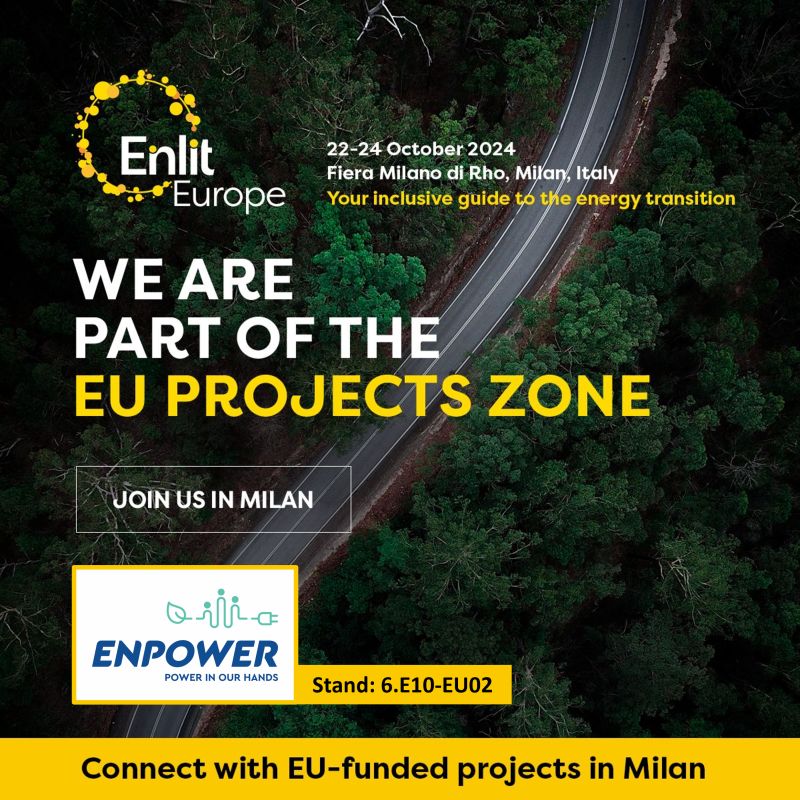 ENPOWER at Enlit Europe 2024 banner