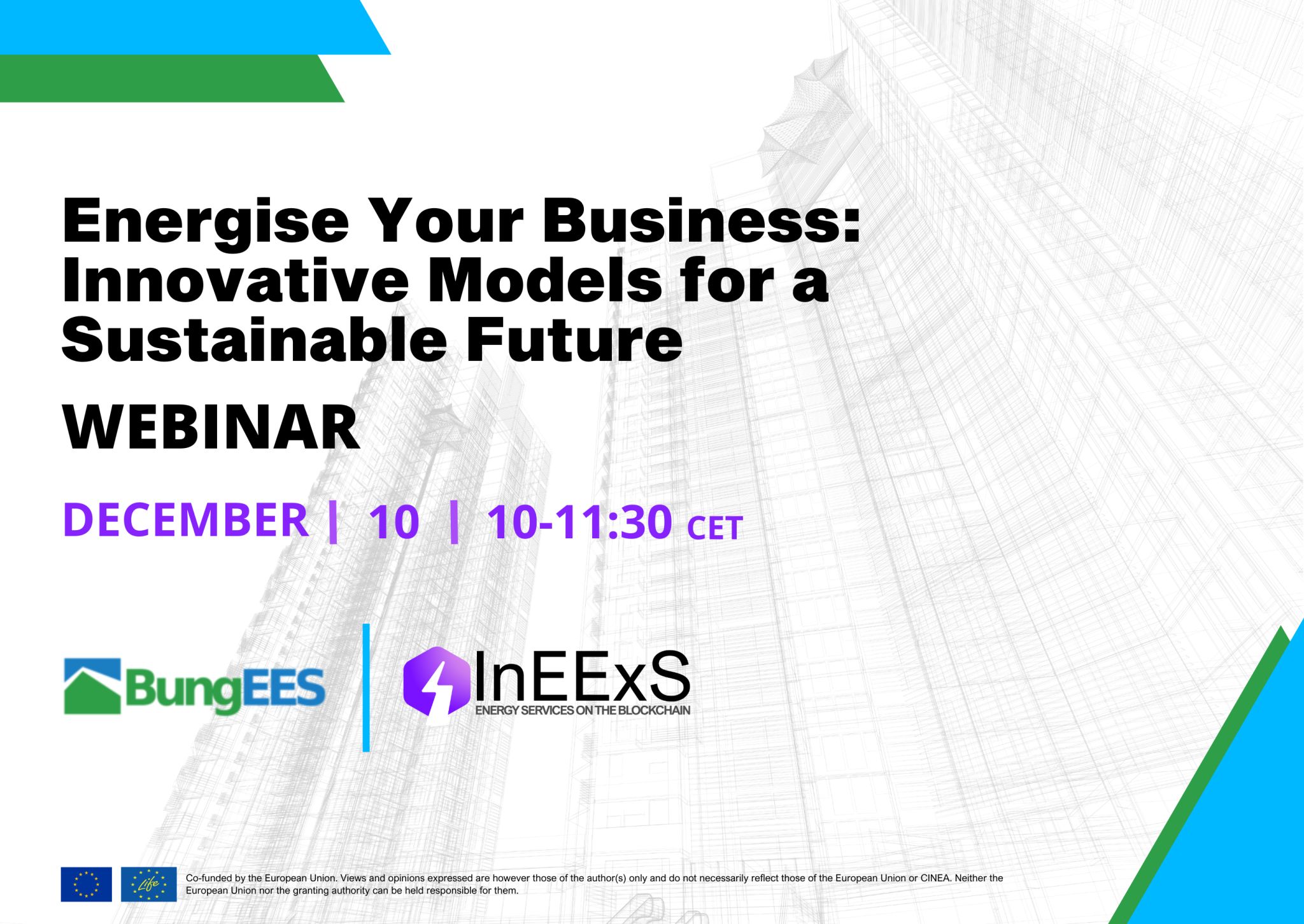 InEExS and BungEES Webinar Event banner