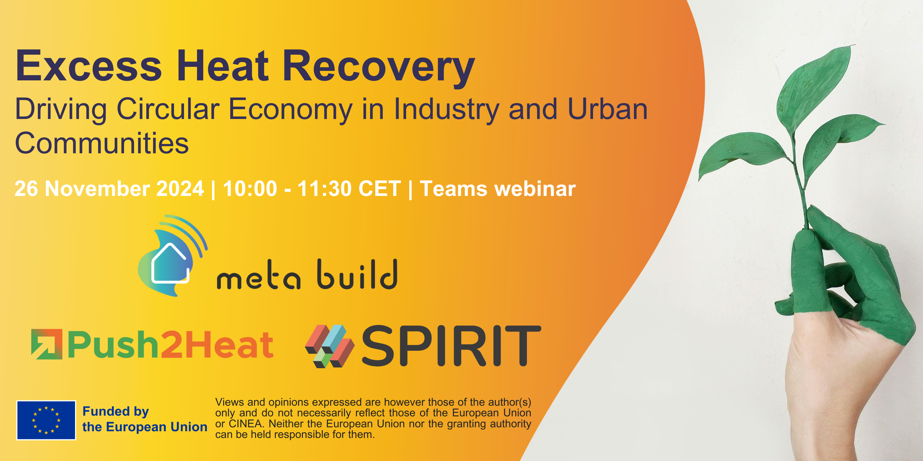 Excess Heat Recovery: Driving Circular Economy in Industry and Urban Communities with heat pumps banner