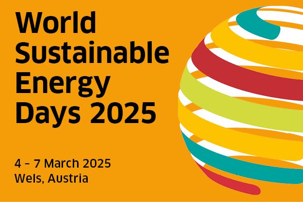 ENERGATE at the World Sustainable Energy Days (WSED) 2025 banner