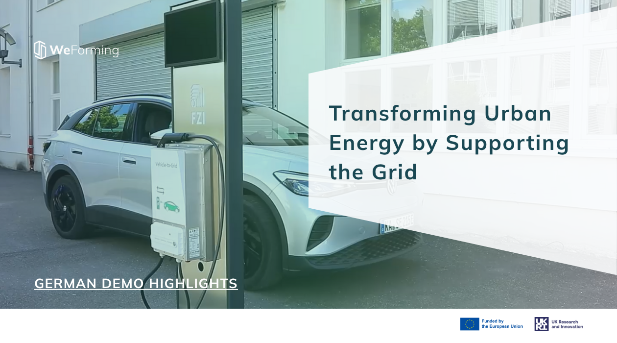 Transforming Urban Energy by Supporting the Grid Summary: Weforming German Demo updates banner